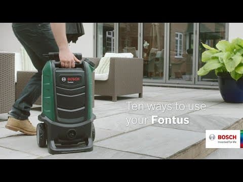 Akumulatorski perač pod visokim pritiskom Bosch Fontus 2.0, solo, 06008B6102 - video 6