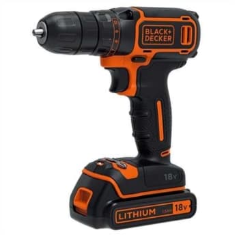 Black and Decker akumulatorska bušilica-odvijač BDCDC18K + poklon garnitura pribora A7200 - slika 3