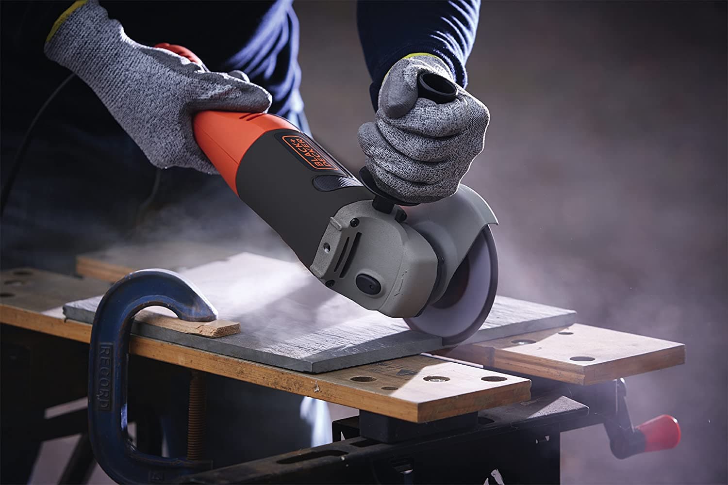 Black+Decker ugaona brusilica 1200W 125mm KG1202K - slika 4