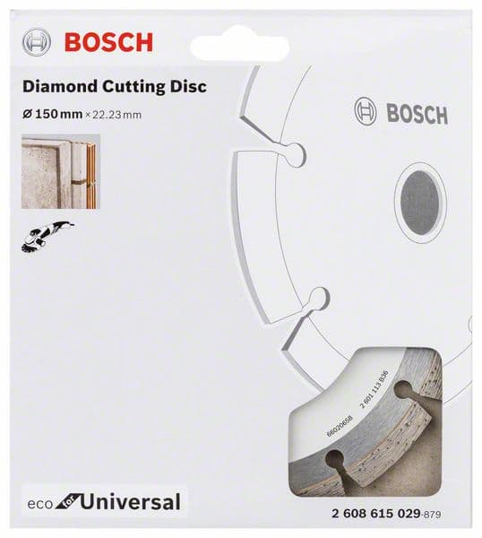 Dijamantska rezna ploča ECO For Universal Bosch 2608615029, 150x22.23x2.1x7 - slika 2