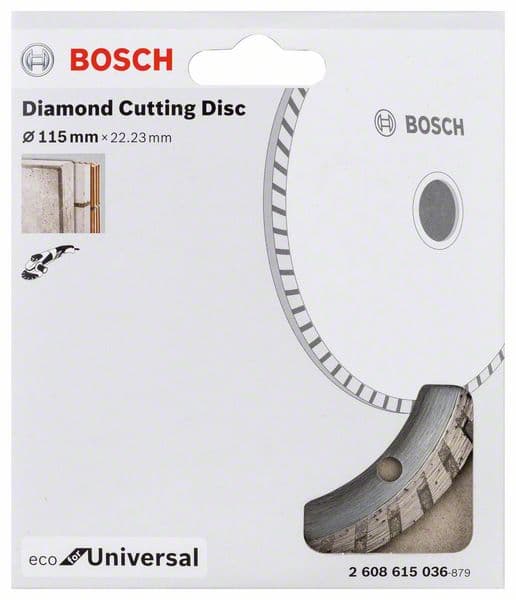 Dijamantska rezna ploča ECO For Universal Bosch 2608615036, 115x22.23x2.0x7 - slika 2