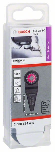 Bosch HCS univerzalni sekač utora AIZ 28 SC 28 x 40 mm - pakovanje od 10 komada - 2608664489 - slika 2