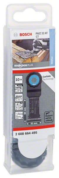 Bosch carbide list testere za uranjanje PAIZ 32 AT Metal 50 x 32 mm - pakovanje od 10 komada - 2608664495 - slika 2