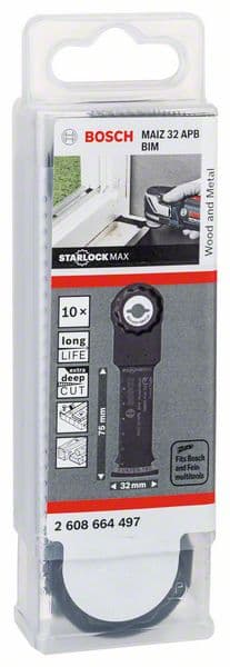 Bosch BIM list testere za uranjanje MAIZ 32 APB Wood and Metal 80 x 32 mm - pakovanje od 10 komada - 2608664497 - slika 2