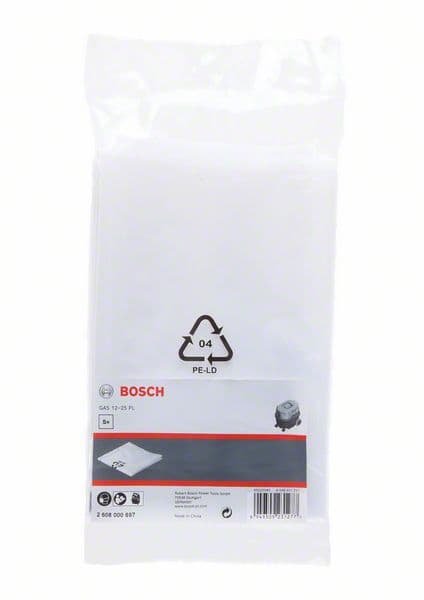 Bosch plastične kese za GAS 12-25 PL pakovanje od 5 kom. - 2608000697 - slika 2