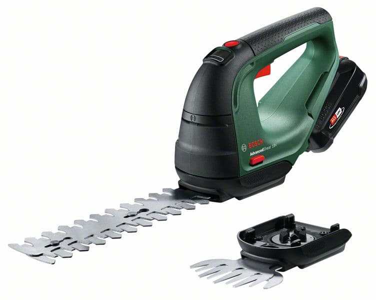 Akumulatorske makaze za travu i žbunje Bosch AdvancedShear 18V-10, 1x2.0 Ah, 0600857000