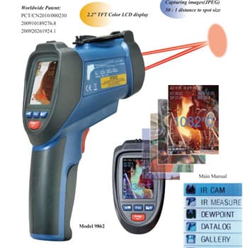 CEM termometar infracrveni do 800°C - DT-8866 - slika 2