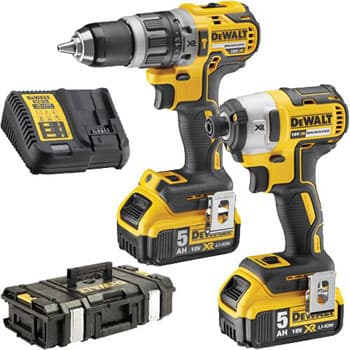 DeWalt set akumulatorskih bušilica DCK266P2 (DCD796 + DCF887 + 2 x baterija 18V + punjač + kofer) - slika 3