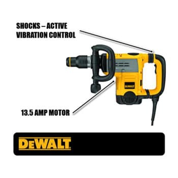 DeWalt D25831K El.pneumatski čekić  SDS Max 1250 W  - slika 6