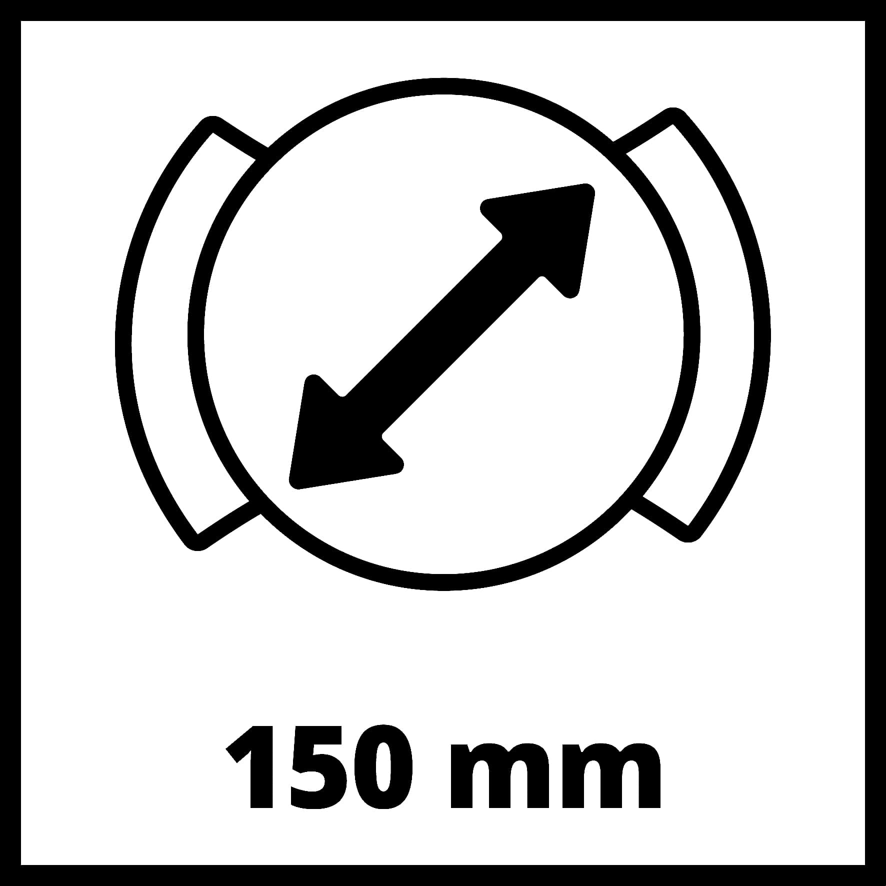 Einhell 9-delni set pribora za brušenje i poliranje 150mm, Pribor za CC-PO 1100/2 (2xG60, 2xG80, 2xG120, 2x pamuk za poliranje, 1x sundjer), 2093246 - slika 6