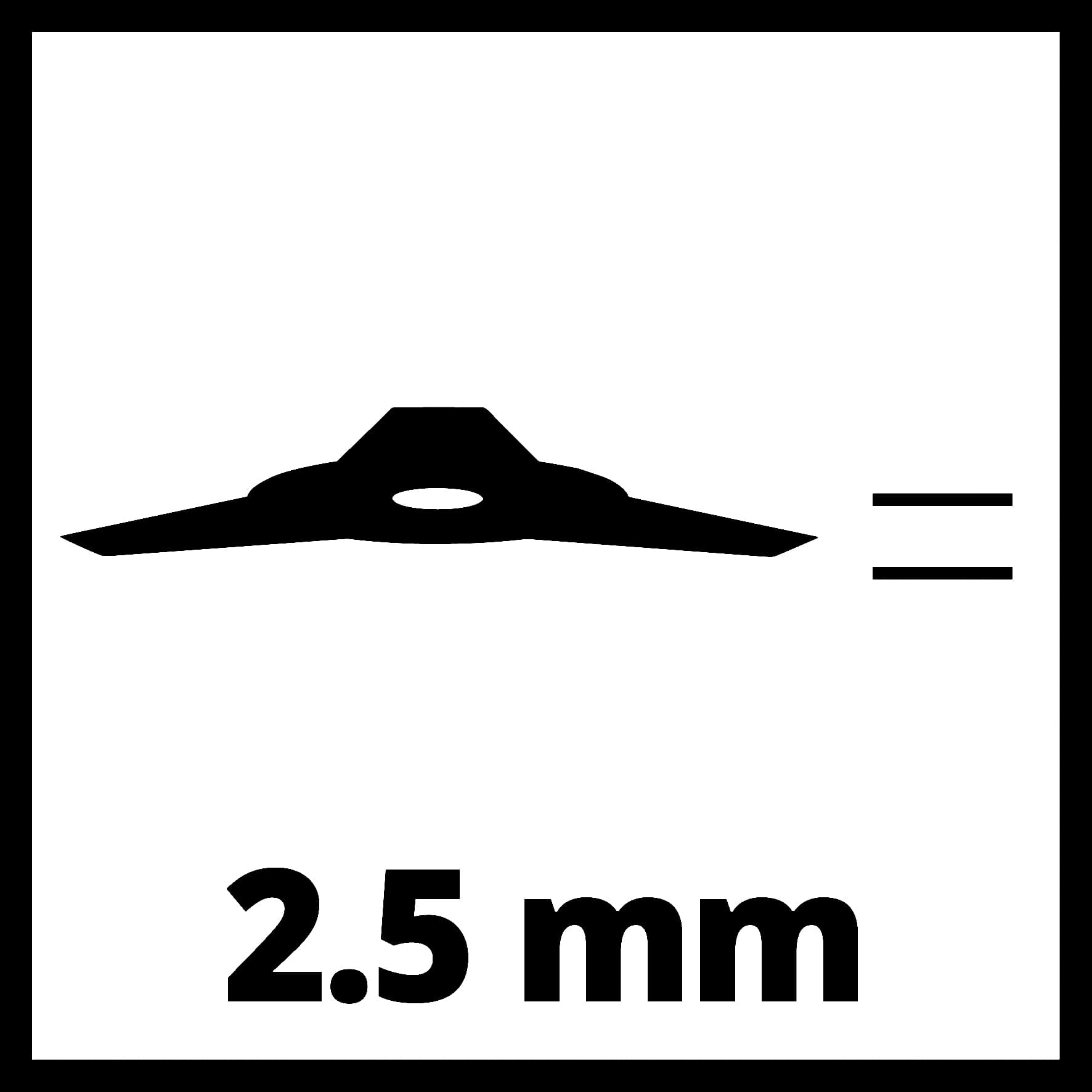 Einhell Trokraki nož za trimer 255mm/2,5mm, 3405082 - slika 3