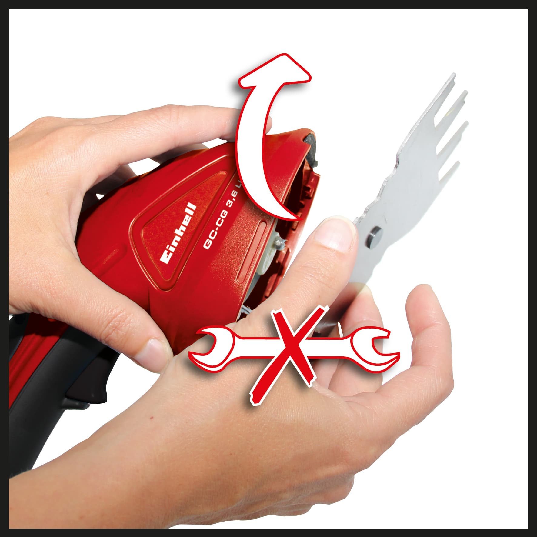 Einhell GC-CG 3,6 Li Akumulatorske makaze, 1 x 1500 mAh - slika 8