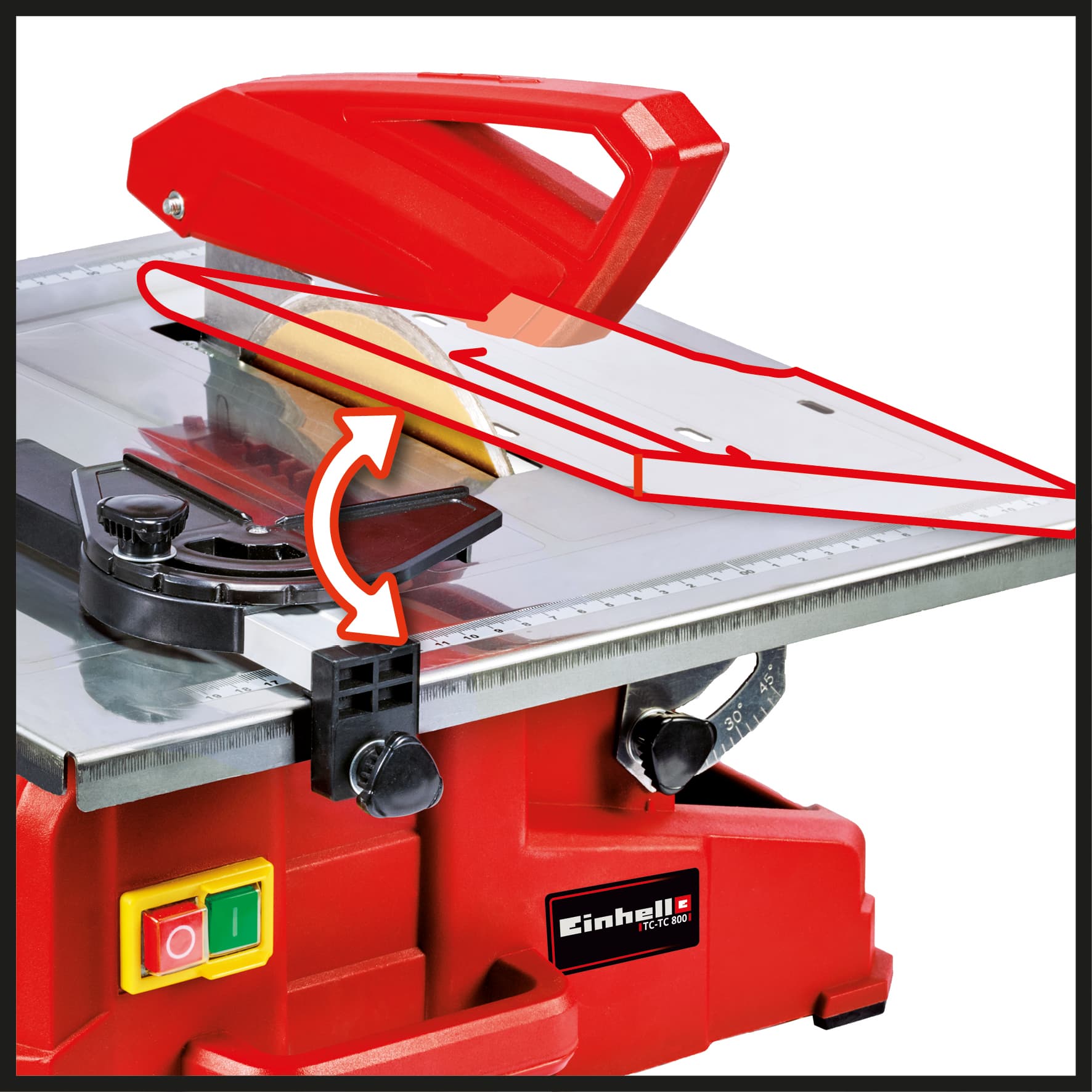 Einhell TC-TC 800 Rezač pločica, 800 W - slika 10