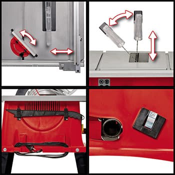 Einhell TC-TS 254 Stoni cirkular sa postoljem, 1.800W - slika 3