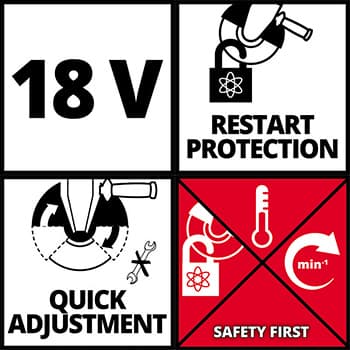 Einhell AXXIO Akumulatorska ugaona brusilica, bez baterije i punjača - slika 11