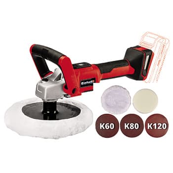 Einhell CE-CP 18/180 Li E-Solo Akumulatorska polirka, bez baterije i punjača - slika 10