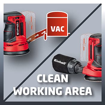 Einhell TE-RS 18 Li-Solo Akumulatorska ekscentrična brusilica, bez baterije i punjača - slika 12