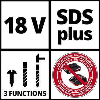 Einhell TE-HD 18 Li-Solo Akumulatorska čekić bušilica - slika 14