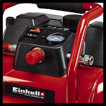 Einhell TE-AC 36/6/8 Li OF Set-Solo Akumulatorski vazdušni kompresor, bez baterije i punjača - slika 14