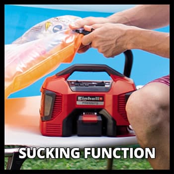 Einhell akumulatorski hibridni kompresor Pressito Power X-Change TE-AC 18/11 Li AC - Solo - slika 8