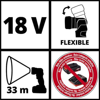 Einhell TE-CL 18 Li H-Solo Akumulatorska lampa, bez baterije i punjača - slika 8