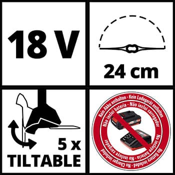 Einhell GE-CT 18 Li Solo akumulatorski trimer za travu - slika 11