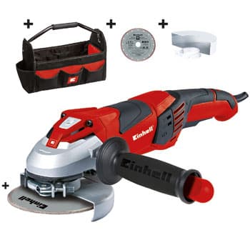 Einhell TE-AG 125 CE Kit ugaona brusilica set, 1.100W - slika 7