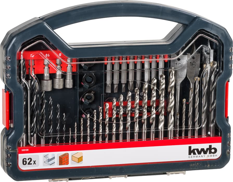  KWB 49109106 Premium set bitova i burgija, 62 deo, PwrBox