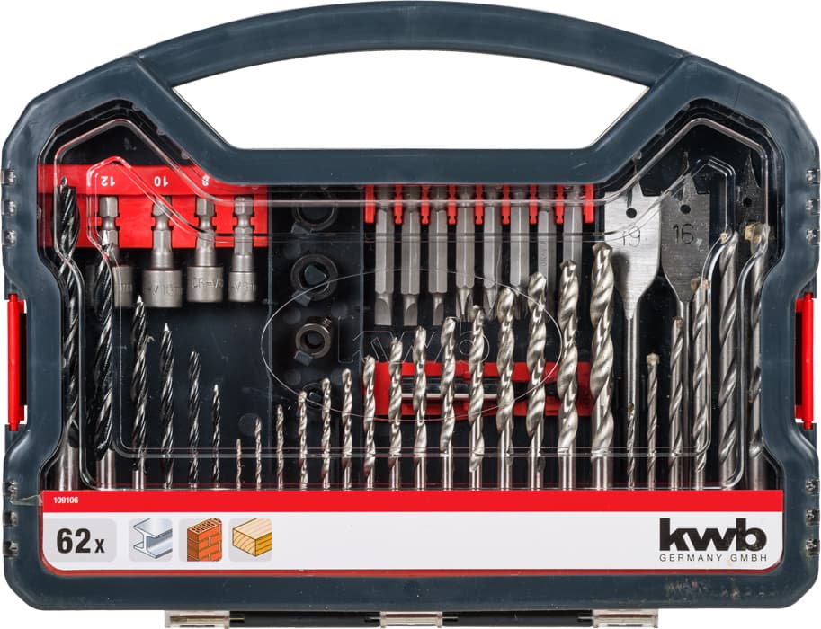  KWB 49109106 Premium set bitova i burgija, 62 deo, PwrBox - slika 2