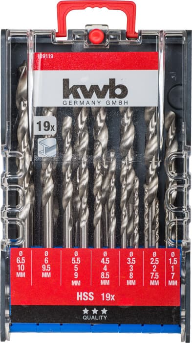  KWB 49109119 PWRBox set burgija za metal, 19 delova - slika 3