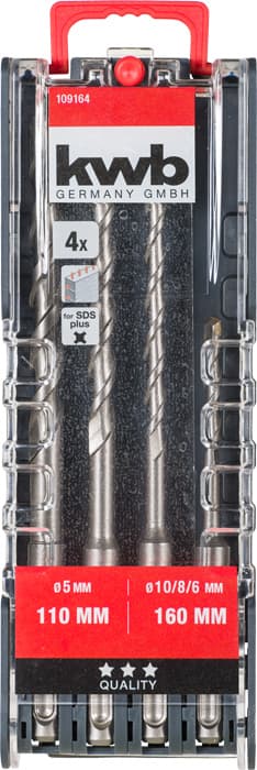  KWB 49109164 PWRBox set SDS-Plus burgija, 4 dela - slika 3