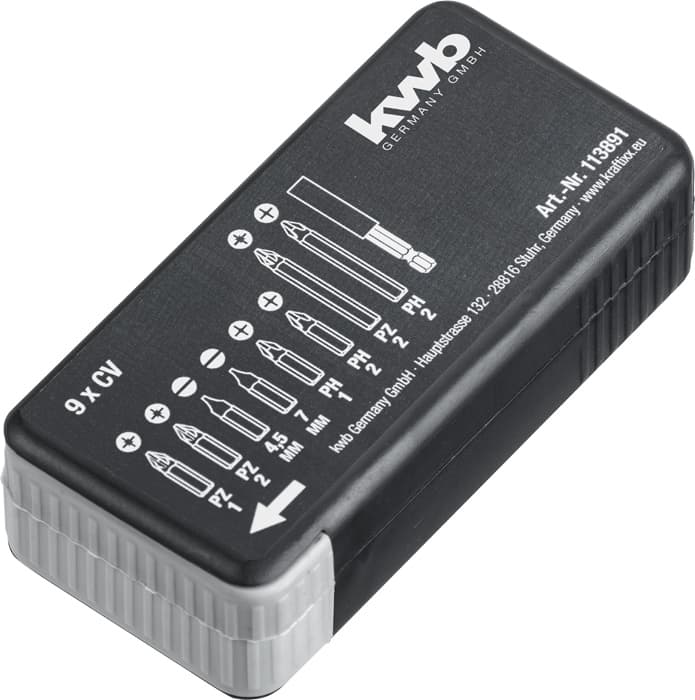  KWB 49113891 mešani set bitova, 9 delova