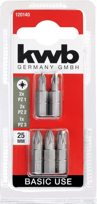  KWB 49120140 RobustLine 5 bitova, 25 mm PZ set - slika 3