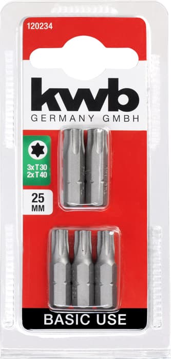  KWB 49120234 5 bitova 25 mm Torx 30/40   - slika 3