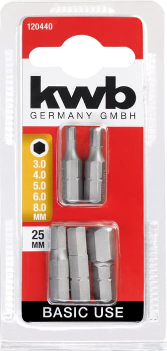  KWB 49120440 5 BITOVA 25 mm Torx  - slika 3