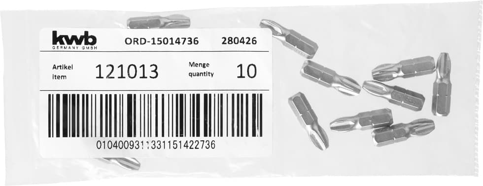  KWB 49121013 bit 25 mm PH 3 LS - slika 3