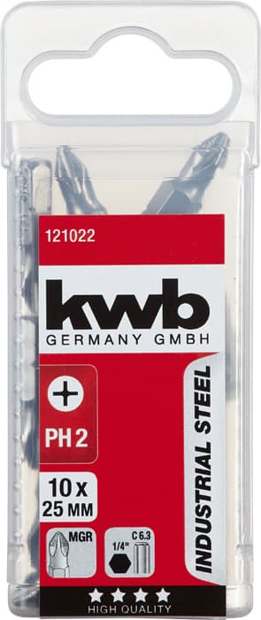  KWB 49121022 10 bita 25 mm PH 2 SB - slika 3