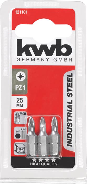  KWB 49121101 3 bita 25 mm PZ 1 SB - slika 3