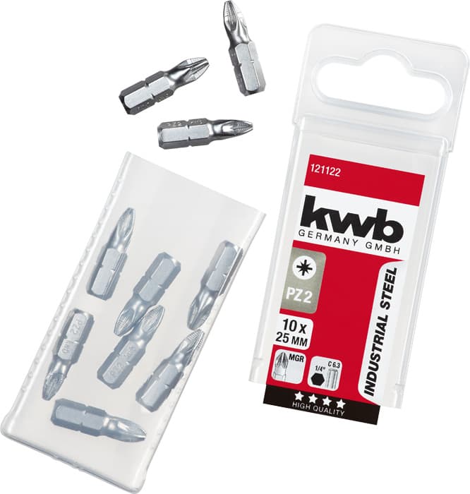 KWB 49121122 10 bita 25 mm PZ 2 SB