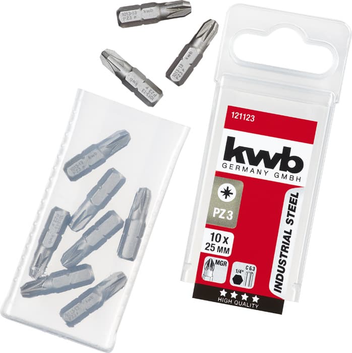  KWB 49121123 10 bita 25 mm PZ 3 SB