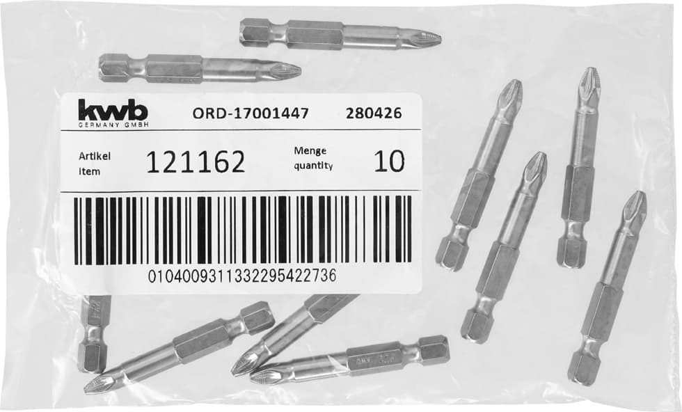  KWB 49121162 bit 50 mm PZ 2 LS - slika 3