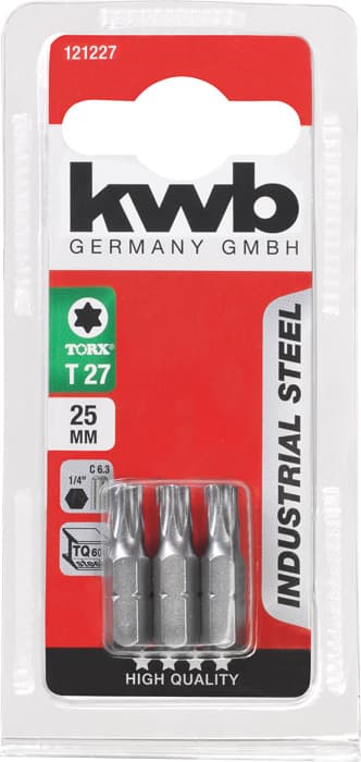  KWB 49121227 3 bita 25 mm Torx 27 SB - slika 3