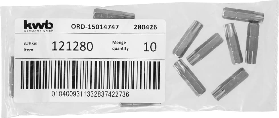  KWB 49121280 bit 25 mm Torx 40 LS - slika 3