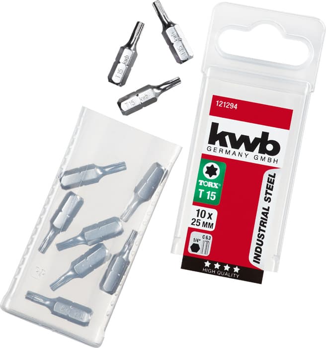  KWB 49121294 10 bita 25 mm Torx 15 SB