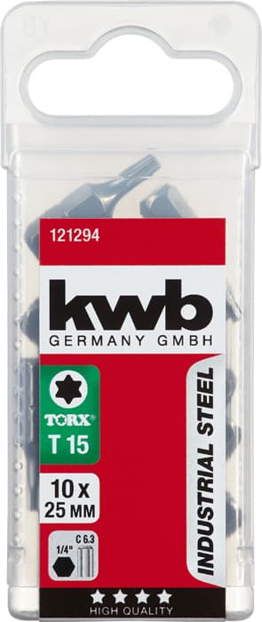  KWB 49121294 10 bita 25 mm Torx 15 SB - slika 3