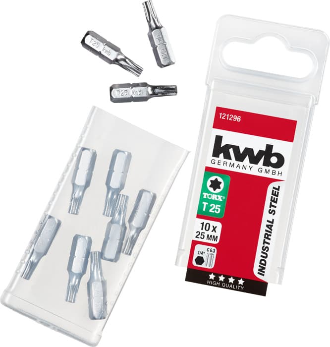  KWB 49121296 10 bita 25 mm Torx 25 SB