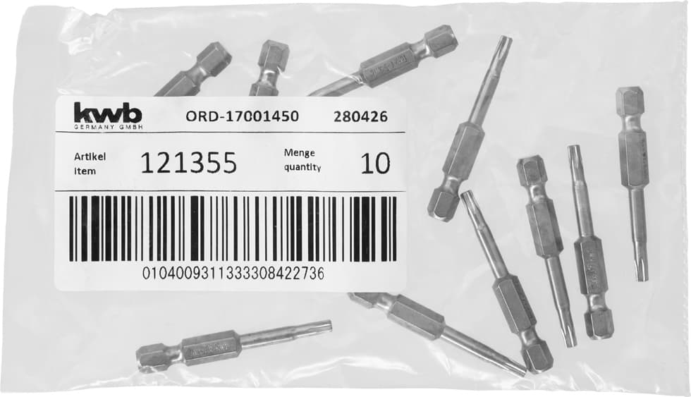  KWB 49121355 bit 50 mm Torx 15 LS - slika 3