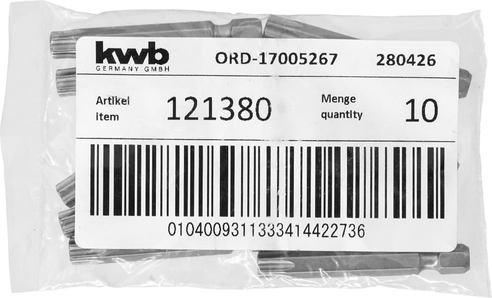  KWB 49121380 bit 50 mm Torx 40 LS - slika 3
