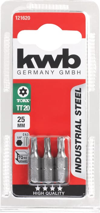  KWB 49121620 3 bita 25 mm Torx 20 SB - slika 3