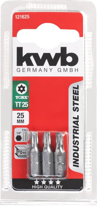  KWB 49121625 3 bita 25 mm Torx 25 SB - slika 3